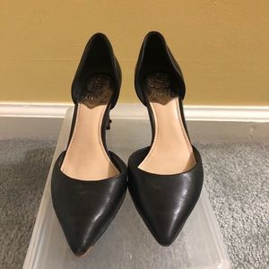 Vince Camuto Black Cut out Pump